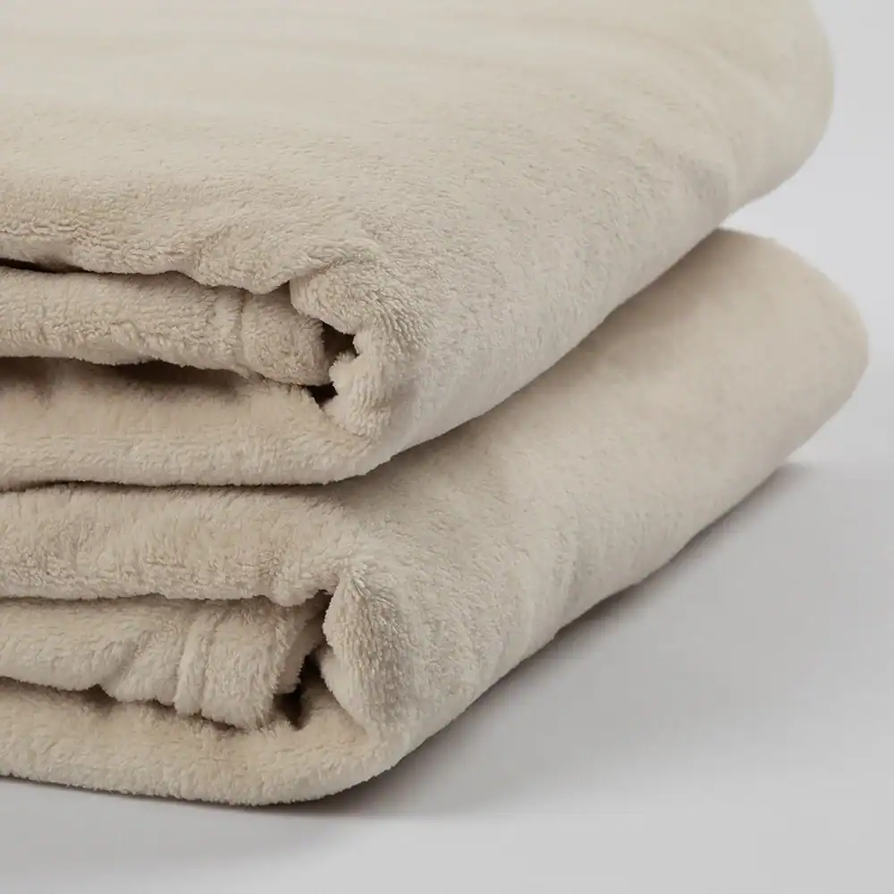 Endurance™ - IV Telemetry Patient Gown - 100% Polyester - Queen, 90" x 90", tan